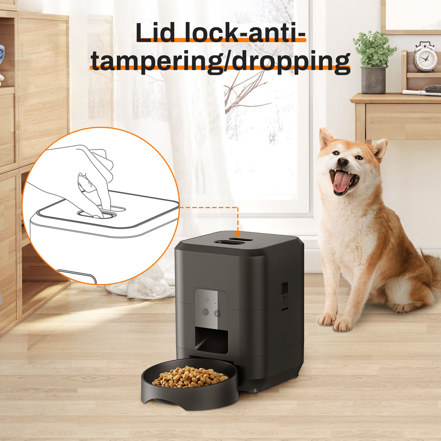 Luxury Smart Pet Feeder – Timed Food Dispenser for Cats & Dogs