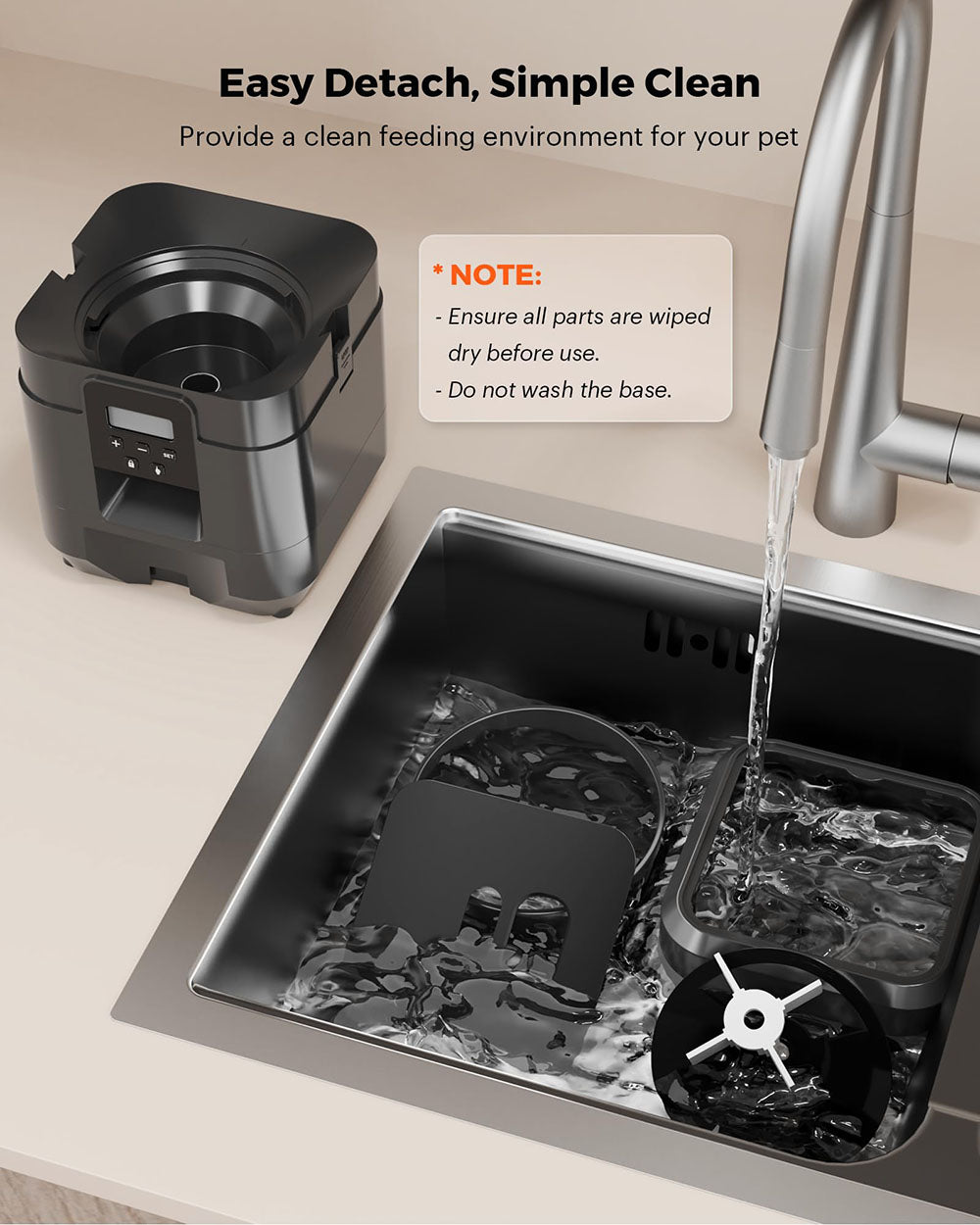 Luxury Smart Pet Feeder – Timed Food Dispenser for Cats & Dogs