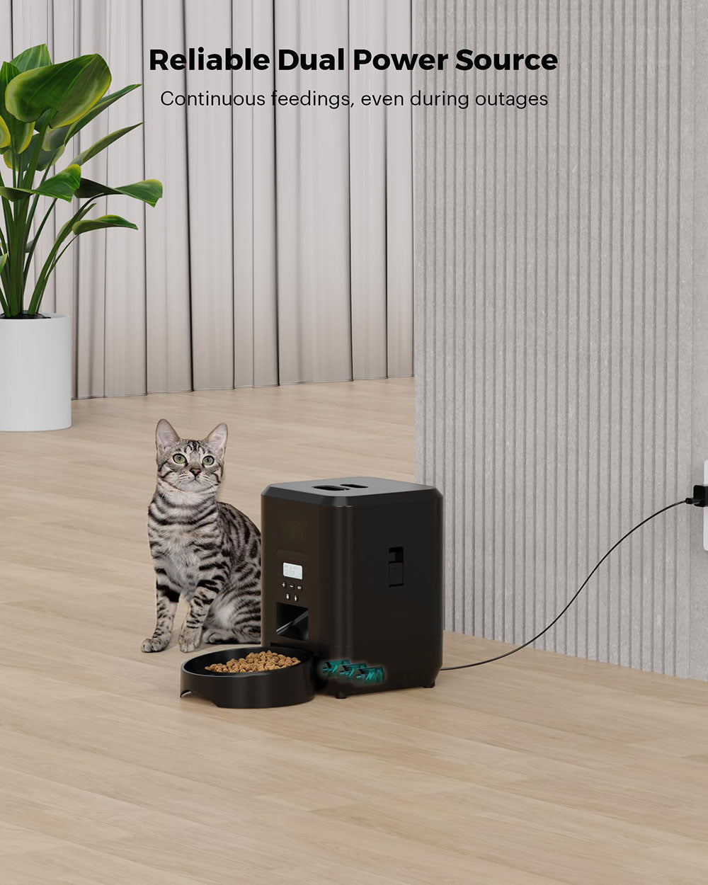 Luxury Smart Pet Feeder – Timed Food Dispenser for Cats & Dogs