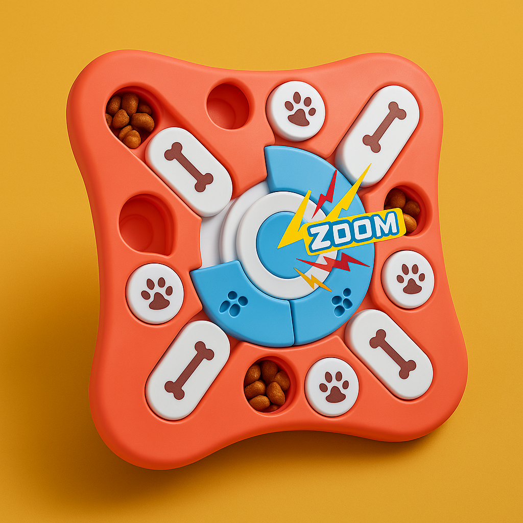 LuxeMind™ IQ Puzzle Toy – Interactive Treat Dispenser for Mental Enrichment & Training