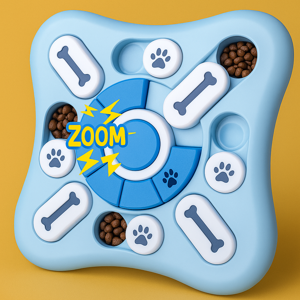 LuxeMind™ IQ Puzzle Toy – Interactive Treat Dispenser for Mental Enrichment & Training