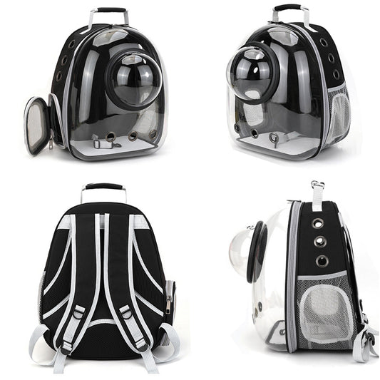 Luxe™Voyager Capsule Transparent Bubble Pet Backpack for Cats & Small Dogs